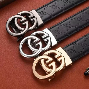 Luxury Belt High Quality Genuine Leather Belt, Automatic Buckle Belt Men's Business Belt Casual Fashion Designer Belt for Men